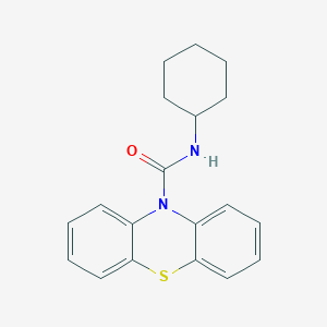 molecular formula C19H20N2OS B2985300 N-cyclohexylphenothiazine-10-carboxamide CAS No. 371937-04-1
