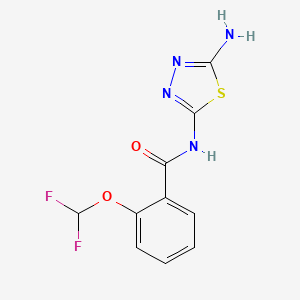 N-(5-Amino-1,3,4-thiadiazol-2-yl)-2-(difluoromethoxy)benzamide