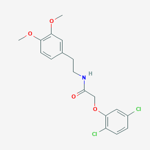 B2985334 2-(2,5-dichlorophenoxy)-N-[2-(3,4-dimethoxyphenyl)ethyl]acetamide CAS No. 223686-72-4