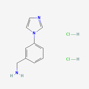 (3-(1H-Imidazol-1-yl)phenyl)methanamine dihydrochloride