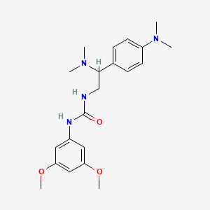 1-(3,5-Dimethoxyphenyl)-3-(2-(dimethylamino)-2-(4-(dimethylamino)phenyl)ethyl)urea