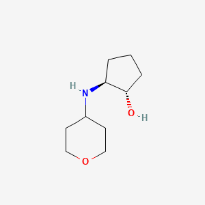 trans-2-[(Oxan-4-yl)amino]cyclopentan-1-ol