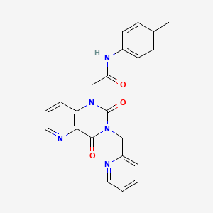 2-(2,4-dioxo-3-(pyridin-2-ylmethyl)-3,4-dihydropyrido[3,2-d]pyrimidin-1(2H)-yl)-N-(p-tolyl)acetamide
