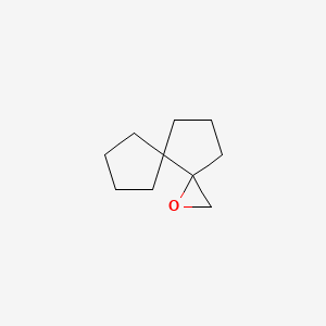 molecular formula C10H16O B2985426 2-Oxadispiro[2.0.44.33]undecane CAS No. 24654-62-4