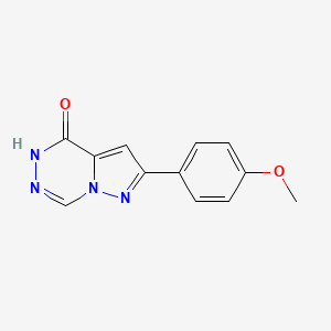 2-(4-methoxyphenyl)pyrazolo[1,5-d][1,2,4]triazin-4(5H)-one