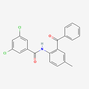 N-(2-benzoyl-4-methylphenyl)-3,5-dichlorobenzamide