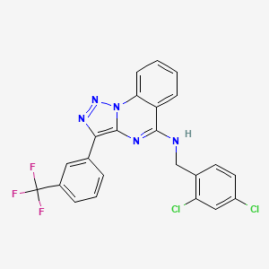 N-(2,4-dichlorobenzyl)-3-(3-(trifluoromethyl)phenyl)-[1,2,3]triazolo[1,5-a]quinazolin-5-amine