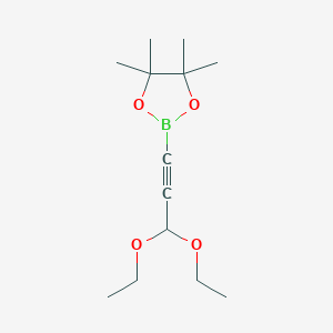 2-(3,3-Diethoxyprop-1-yn-1-yl)-4,4,5,5-tetramethyl-1,3,2-dioxaborolane