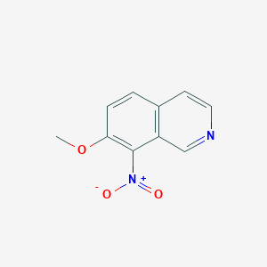 molecular formula C10H8N2O3 B029856 7-Methoxy-8-nitroisoquinoline CAS No. 63485-75-6