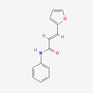 molecular formula C13H11NO2 B2985630 (2E)-3-(furan-2-yl)-N-phenylprop-2-enamide CAS No. 129196-82-3
