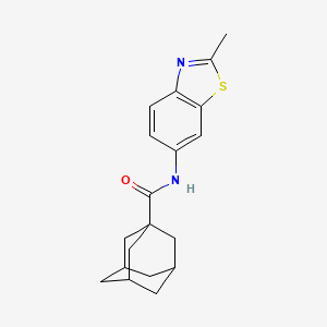 N-(2-methyl-1,3-benzothiazol-6-yl)adamantane-1-carboxamide