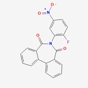 6-(2-Fluoro-5-nitrophenyl)benzo[d][2]benzazepine-5,7-dione