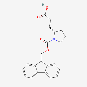 (S)-3-(1-Fmoc-pyrrolidin-2-yl)-propionic acid