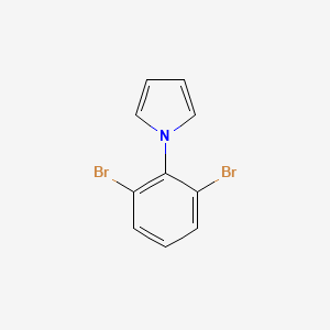 molecular formula C10H7Br2N B2985734 1-(2,6-dibromophenyl)-1H-pyrrole CAS No. 1372804-17-5