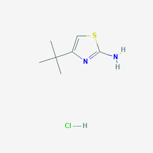 molecular formula C7H13ClN2S B2985870 4-Tert-butyl-1,3-thiazol-2-amine hydrochloride CAS No. 475632-10-1