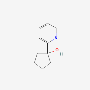 molecular formula C10H13NO B2985883 1-Pyridin-2-ylcyclopentanol CAS No. 56657-01-3