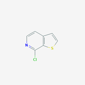 molecular formula C7H4ClNS B029859 7-Chlorothieno[2,3-c]pyridine CAS No. 28948-58-5