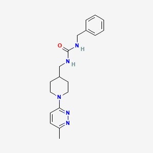 1-Benzyl-3-((1-(6-methylpyridazin-3-yl)piperidin-4-yl)methyl)urea
