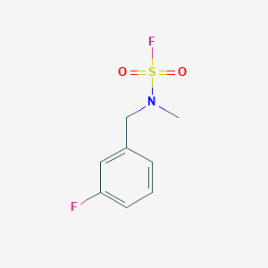 N-[(3-fluorophenyl)methyl]-N-methylsulfamoyl fluoride
