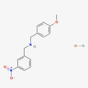 B2986152 (4-Methoxybenzyl)(3-nitrobenzyl)amine hydrobromide CAS No. 1609396-11-3; 186129-17-9