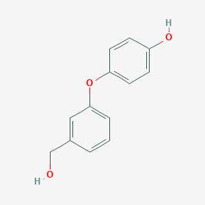 molecular formula C13H12O3 B029862 4-[3-(Hydroxymethyl)phenoxy]phenol CAS No. 63987-19-9
