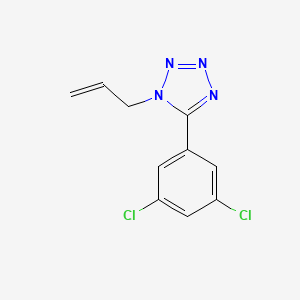 molecular formula C10H8Cl2N4 B2986204 1-allyl-5-(3,5-dichlorophenyl)-1H-1,2,3,4-tetraazole CAS No. 303145-05-3