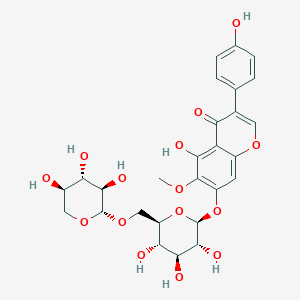 molecular formula C27H30O15 B2986206 Tectorigenin 7-O-xylosylglucoside CAS No. 231288-19-0