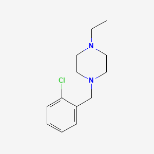molecular formula C13H19ClN2 B2986210 1-(2-Chlorobenzyl)-4-ethylpiperazine CAS No. 414874-77-4