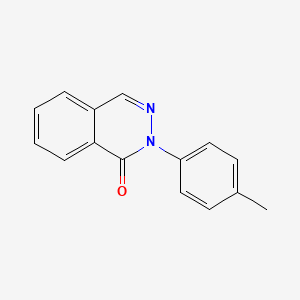 molecular formula C15H12N2O B2986286 2-(p-Tolyl)phthalazin-1(2H)-one CAS No. 919868-22-7