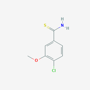 4-Chloro-3-methoxybenzenecarbothioamide