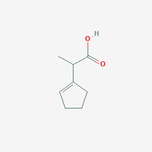 2-(Cyclopent-1-en-1-yl)propanoic acid