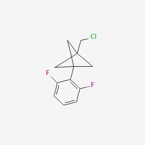 1-(Chloromethyl)-3-(2,6-difluorophenyl)bicyclo[1.1.1]pentane
