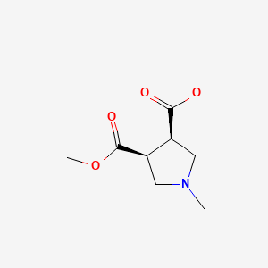 (3S,4R)-1-Methyl-pyrrolidine-3,4-dicarboxylic acid dimethyl ester
