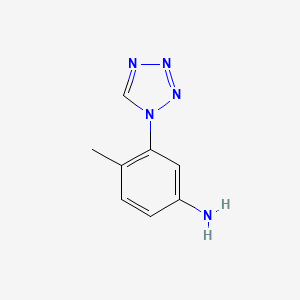 4-methyl-3-(1H-tetrazol-1-yl)aniline