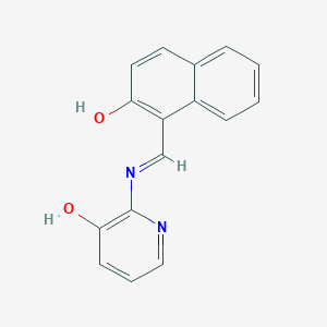 2-[(2-Hydroxy-naphthalen-1-ylmethylene)-amino]-pyridin-3-ol