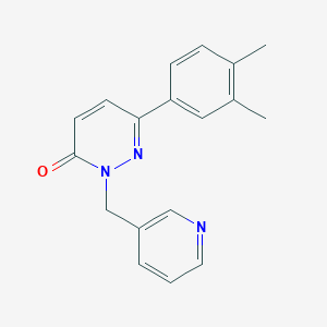 6-(3,4-dimethylphenyl)-2-(pyridin-3-ylmethyl)pyridazin-3(2H)-one
