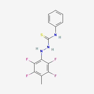 1-(2,3,5,6-Tetrafluoro-4-methylphenyl)-4-phenylthiosemicarbazide