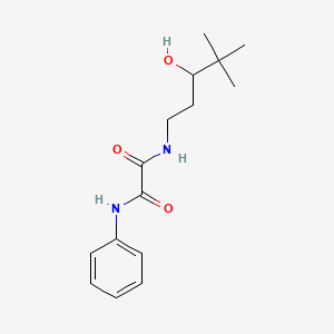 N1-(3-hydroxy-4,4-dimethylpentyl)-N2-phenyloxalamide