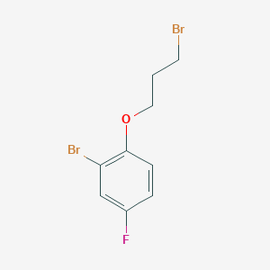 3-(2-Bromo-4-fluorophenoxy)-1-propyl bromide