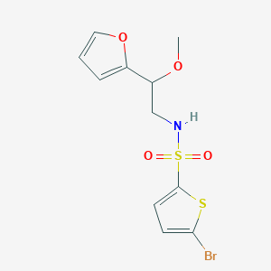 5-bromo-N-(2-(furan-2-yl)-2-methoxyethyl)thiophene-2-sulfonamide