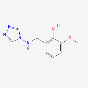 2-Methoxy-6-[(1,2,4-triazol-4-ylamino)methyl]phenol
