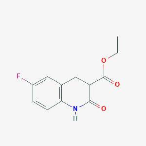 Ethyl 6-fluoro-2-oxo-1,2,3,4-tetrahydroquinoline-3-carboxylate