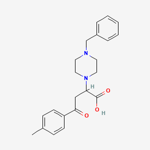 2-(4-Benzylpiperazino)-4-(4-methylphenyl)-4-oxobutanoic acid