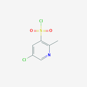molecular formula C6H5Cl2NO2S B2986438 5-Chloro-2-methylpyridine-3-sulfonyl chloride CAS No. 1515362-51-2