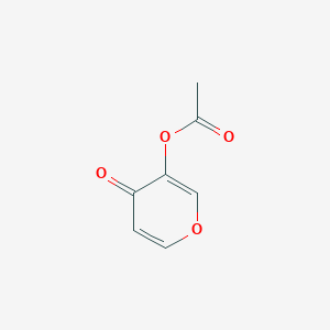 molecular formula C7H6O4 B2986485 (4-氧代吡喃-3-基)乙酸酯 CAS No. 73322-54-0