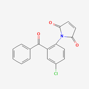 molecular formula C17H10ClNO3 B2986532 1-(2-Benzoyl-4-chlorophenyl)pyrrole-2,5-dione CAS No. 501076-55-7