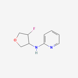 molecular formula C9H11FN2O B2986638 N-(4-fluorooxolan-3-yl)pyridin-2-amine CAS No. 2200497-40-9