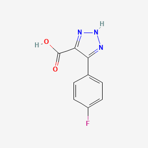 4-(4-fluorophenyl)-1H-1,2,3-triazole-5-carboxylic acid