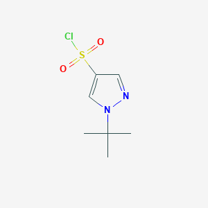 molecular formula C7H11ClN2O2S B2986646 1-tert-Butyl-1H-pyrazole-4-sulfonyl chloride CAS No. 1156603-97-2