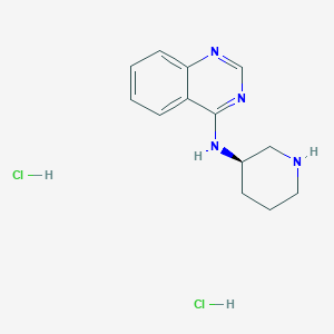 N-[(3R)-Piperidin-3-yl]quinazolin-4-amine dihydrochloride